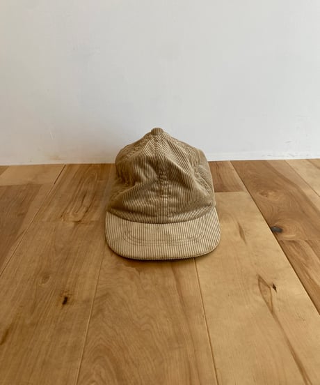 GENERAL THINGS ジェネラルシングス（ユニセックス） /　Organic Corduroy Cap  Round Brim Cap Type B 【ベージュ】