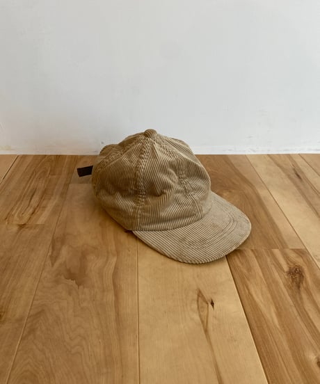 GENERAL THINGS ジェネラルシングス（ユニセックス） /　Organic Corduroy Cap  Round Brim Cap Type B 【ベージュ】