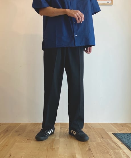 MANUAL ALPHABET マニュアルアルファベット（ユニセックス）/ T/R RIPSTOP EASY PANTS【ブラック】