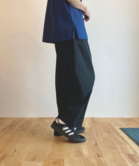 MANUAL ALPHABET マニュアルアルファベット（ユニセックス）/ T/R RIPSTOP EASY PANTS【ブラック】