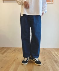 HATSKI ハツキ（ユニセックス） /   WIDE TAPERED DENIM ワイドテーパード 【ブルー 2026AW】
