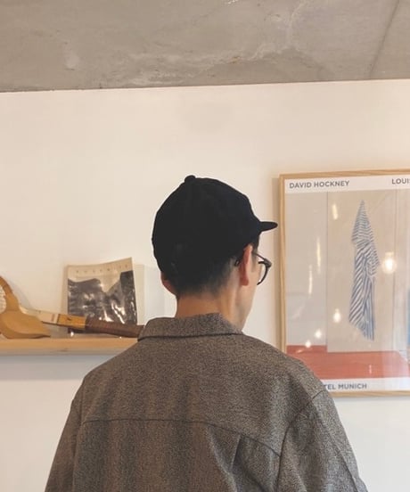 GENERAL THINGS ジェネラルシングス（ユニセックス） /　Organic Corduroy Cap  Round Brim Cap Type B 【ブラック】
