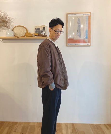 MANUAL ALPHABET マニュアルアルファベット（ユニセックス）/ FIELD LINER SHORT JACKET 【ブラウン】