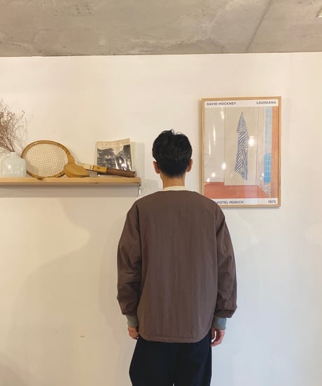 MANUAL ALPHABET マニュアルアルファベット（ユニセックス）/ FIELD LINER SHORT JACKET 【ブラウン】