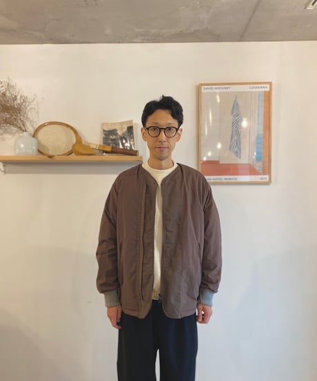MANUAL ALPHABET マニュアルアルファベット（ユニセックス）/ FIELD LINER SHORT JACKET 【ブラウン】