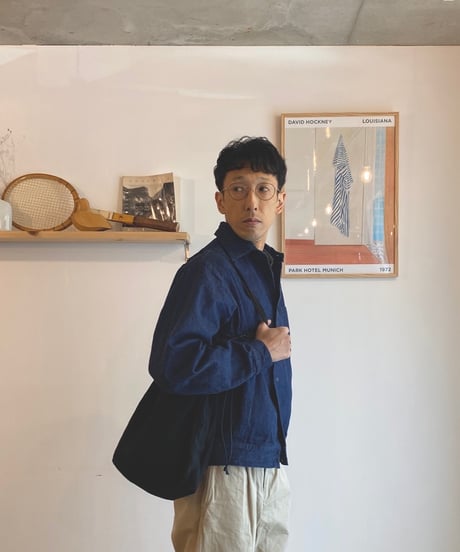 NECESSARY OR UNNECESSARY (NOUN) ナウン  /　DENIM SHIRT 【インディゴ】