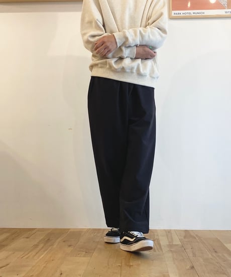 MANUAL ALPHABET マニュアルアルファベット（ユニセックス）/ THERMO JOURPANTS WIDE サーモジャーパンツワイド【チャコール】