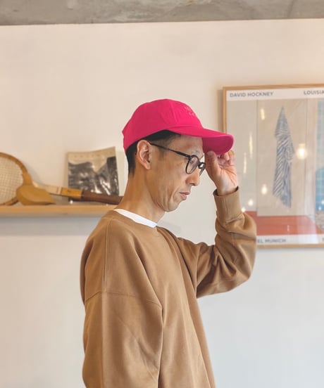 odds （ユニセックス） / STICH CAP 刺繍ロゴキャップ【ピンク系】