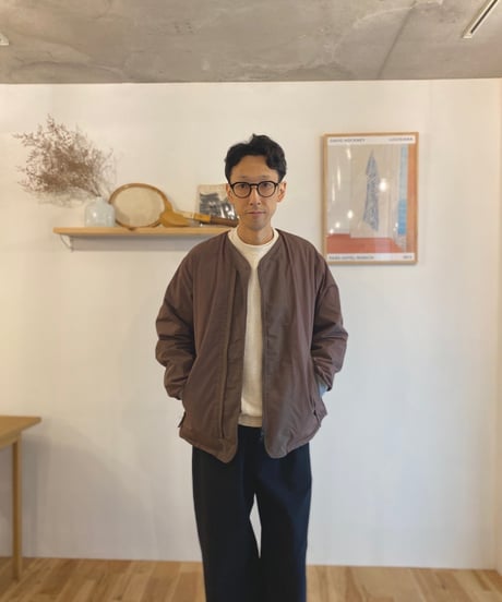MANUAL ALPHABET マニュアルアルファベット（ユニセックス）/ FIELD LINER SHORT JACKET 【ブラウン】