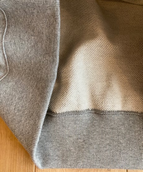 MANUAL ALPHABET マニュアルアルファベット（ユニセックス）/  30/10 WIDE SWEAT SHIRT 【杢グレー】