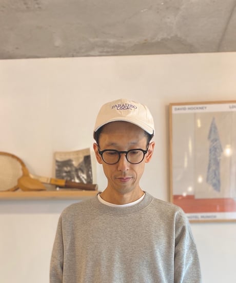 odds （ユニセックス） / STICH CAP 刺繍ロゴキャップ【オフホワイト】