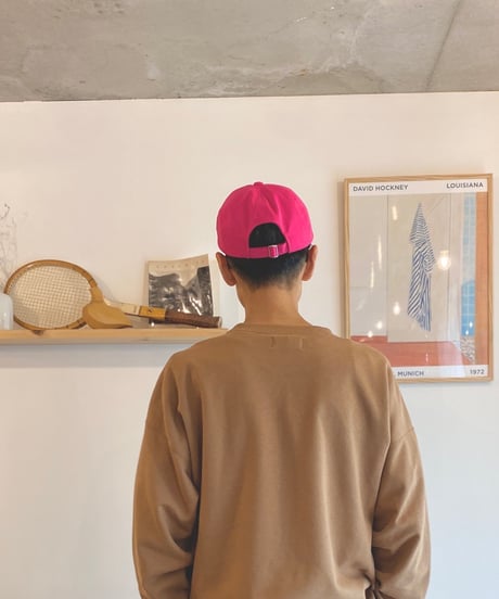 odds （ユニセックス） / STICH CAP 刺繍ロゴキャップ【ピンク系】