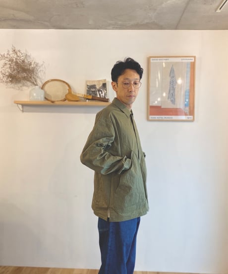 JACKMAN ジャックマン（ユニセックス）/ Nylon Ballboy shirt 【オリーブ】