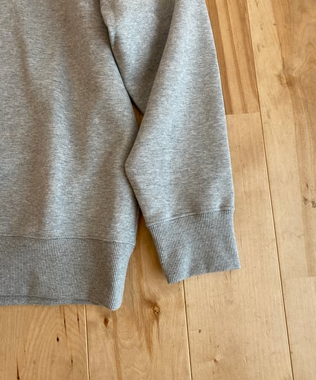 MANUAL ALPHABET マニュアルアルファベット（ユニセックス）/  30/10 WIDE SWEAT SHIRT 【杢グレー】