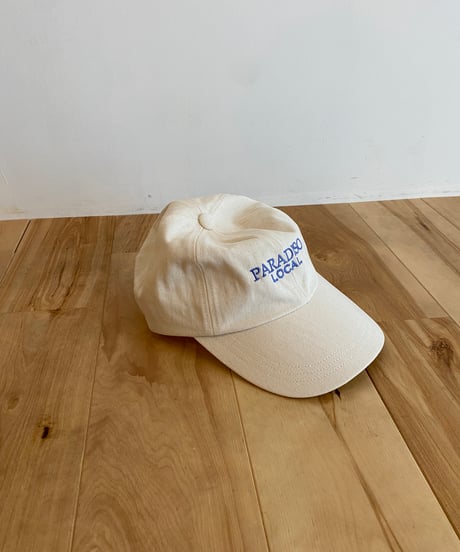 odds （ユニセックス） / STICH CAP 刺繍ロゴキャップ【オフホワイト】