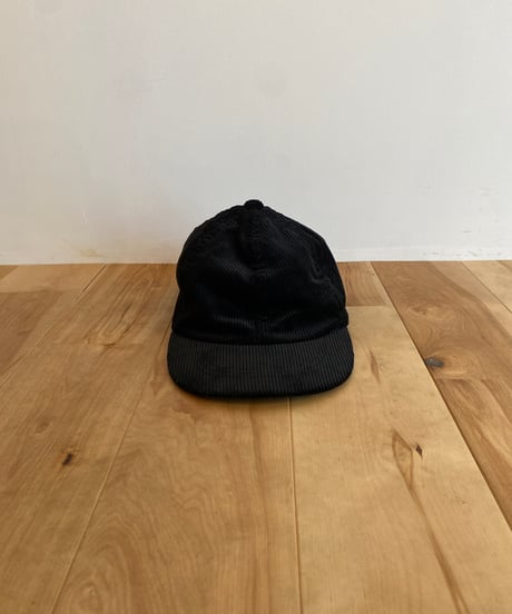 GENERAL THINGS ジェネラルシングス（ユニセックス） /　Organic Corduroy Cap  Round Brim Cap Type B 【ブラック】
