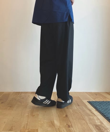 MANUAL ALPHABET マニュアルアルファベット（ユニセックス）/ T/R RIPSTOP EASY PANTS【ブラック】