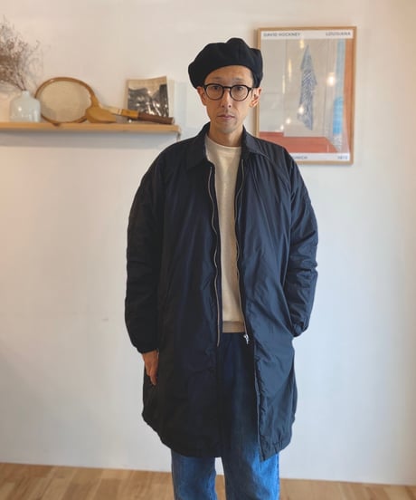 NECESSARY OR UNNECESSARY (NOUN) ナウン  /　ZIP COAT 【ブラック】