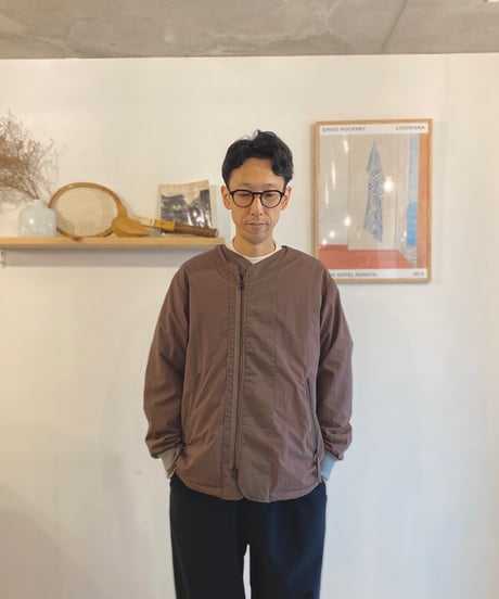 MANUAL ALPHABET マニュアルアルファベット（ユニセックス）/ FIELD LINER SHORT JACKET 【ブラウン】