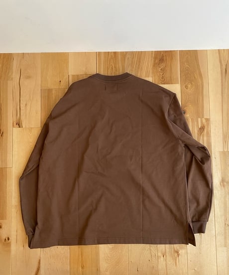 MANUAL ALPHABET マニュアルアルファベット（ユニセックス）/ FANCTIONAL PRD WIDE LS TEE 【ブラウン】