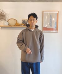 MANUAL ALPHABET マニュアルアルファベット（ユニセックス）/　AIR BOAR JERSEY PARKER 【モカ】