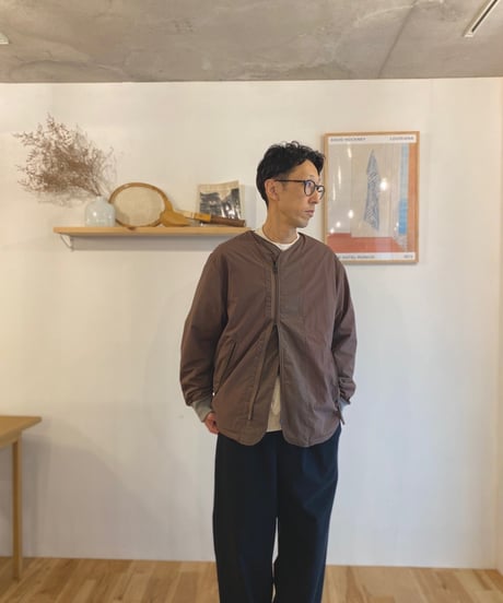 MANUAL ALPHABET マニュアルアルファベット（ユニセックス）/ FIELD LINER SHORT JACKET 【ブラウン】
