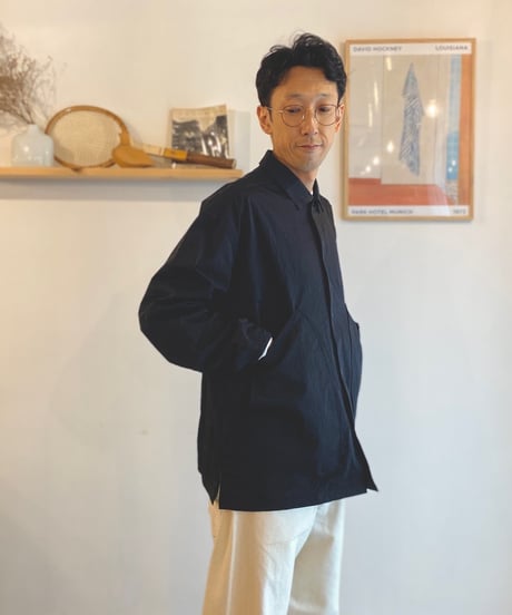 JACKMAN ジャックマン（ユニセックス）/ Nylon Ballboy shirt 【ブラック】