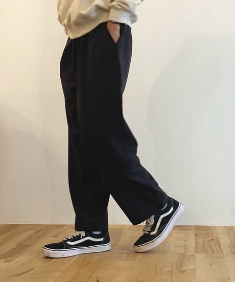 MANUAL ALPHABET マニュアルアルファベット（ユニセックス）/ THERMO JOURPANTS WIDE サーモジャーパンツワイド【チャコール】