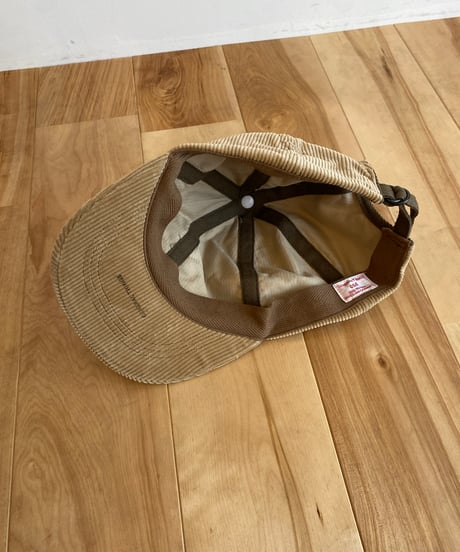 GENERAL THINGS ジェネラルシングス（ユニセックス） /　Organic Corduroy Cap  Round Brim Cap Type B 【ベージュ】