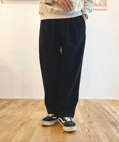 MANUAL ALPHABET マニュアルアルファベット（ユニセックス）/ THERMO JOURPANTS WIDE サーモジャーパンツワイド【ブラック】