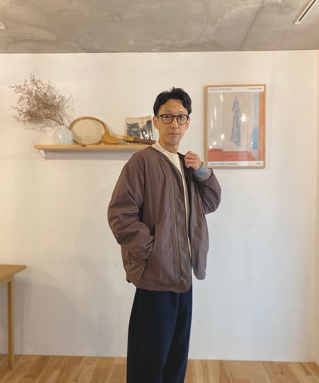 MANUAL ALPHABET マニュアルアルファベット（ユニセックス）/ FIELD LINER SHORT JACKET 【ブラウン】