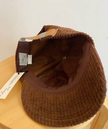 SUBLIME （ユニセックス） / CORDUROY 5 PANEL CAP 【ブラウン】