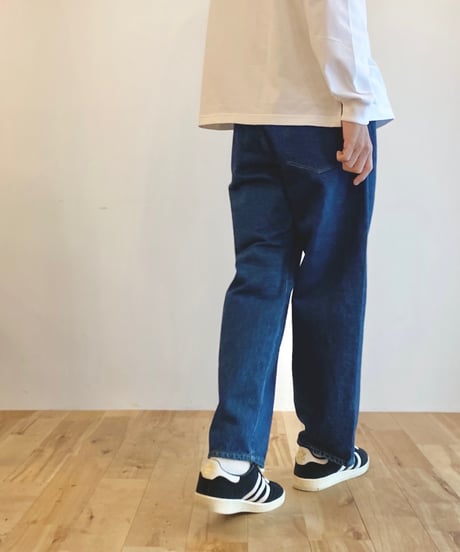 HATSKI ハツキ（ユニセックス） /   WIDE TAPERED DENIM ワイドテーパード 【ブルー 2026AW】
