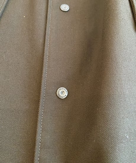 MANUAL ALPHABET マニュアルアルファベット（ユニセックス）/ COTTON CANVAS WORK JACKET 【ダークオリーブ】