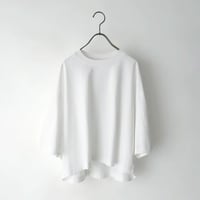 《 WOMEN 》 MANON / BACK YORK TEE ( WHITE )