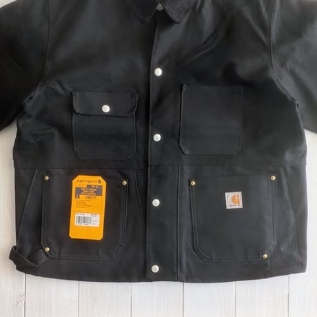 《 MEN 》 THRIFTY LOOK / US CARHARTT DUCK FILM COVERALL ( BLACK )