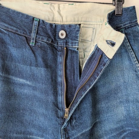 《 MEN 》 H.UNIT / Denim work trousers ( Washed )