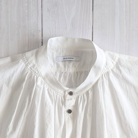 《 WOMEN 》 MANON / BALLOON AMICAL SHIRT ( WHITE )