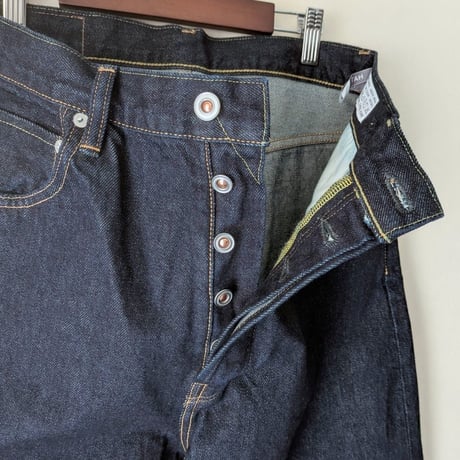 《 UNISEX 》 HATSKI / Loose Tapered Denim ( One Wash )