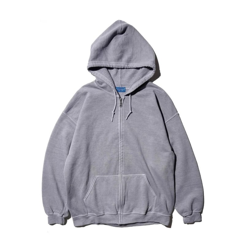 MEN 》 TOWNCRAFT / 90S PIGMENT FULL ZIP HOODIE