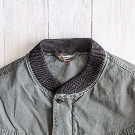 《 MEN 》 TOWNCRAFT / PIGMENT DYE DERBY JACKET  ( GRAY )