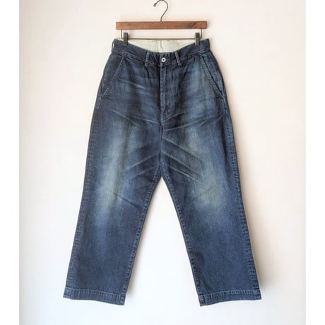 《 MEN 》 H.UNIT / Denim work trousers ( Washed )