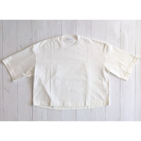 《 WOMEN 》 MANON / BACK YORK TEE ( WHITE )