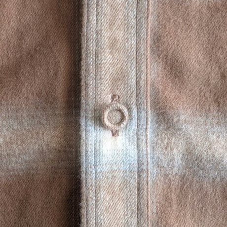 《 MEN 》 weac. / KURUMICHAN コットンネルシャツ ( OMBRE CHECK )