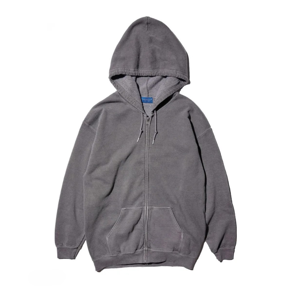 MEN 》 TOWNCRAFT / 90S PIGMENT FULL ZIP HOODIE