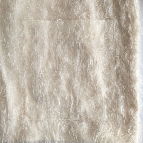 《 WOMEN 》 MANON / JACQUARD FUR JACKET ( IVORY )