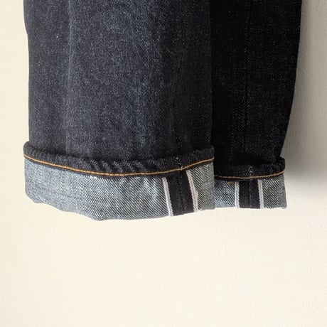 《 MEN 》 H.UNIT / Raw denim regular tapered 5P ( Indigo / One wash )