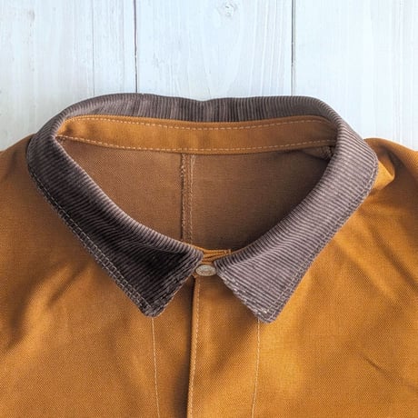 《 MEN 》 THRIFTY LOOK / US CARHARTT DUCK FILM COVERALL ( BROWN )