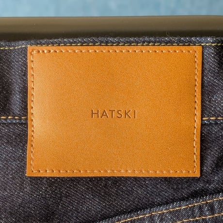 《 UNISEX 》 HATSKI / Wide Tapered Denim ( One Wash )