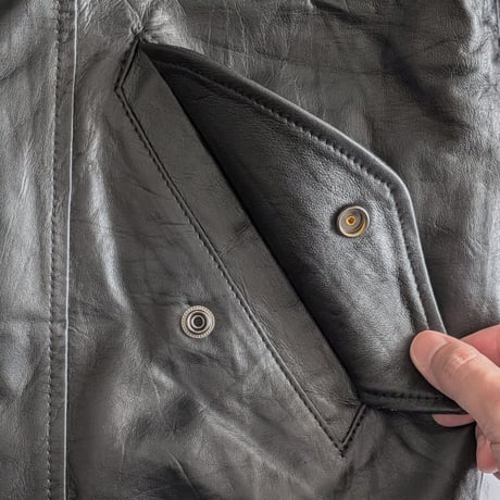 《 MEN 》 yoused / Leather Bomber Jacket